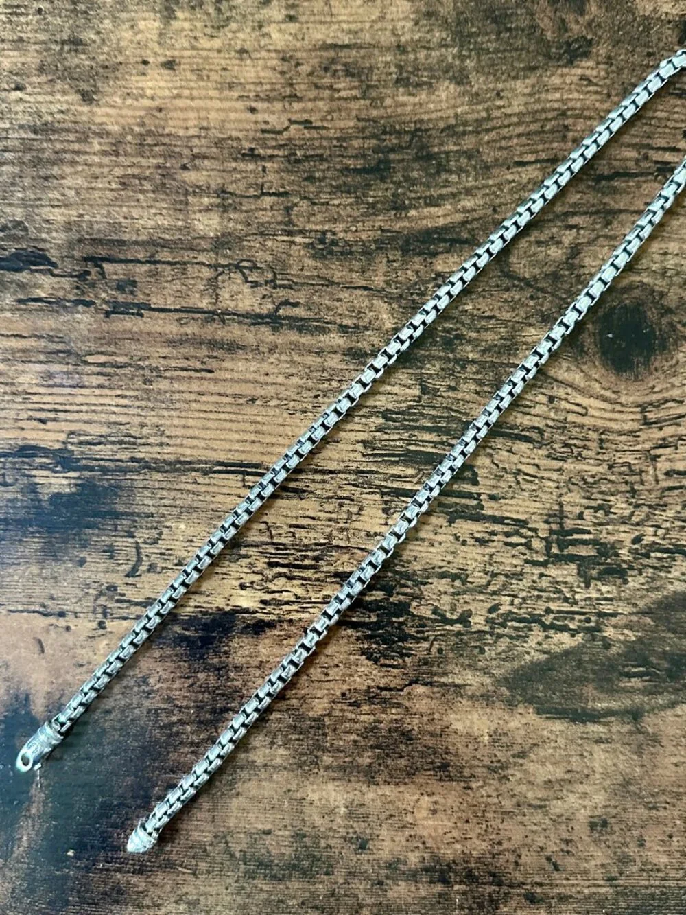 David Yurman Box Chain Necklace in Sterling Silver, 5mm, 22